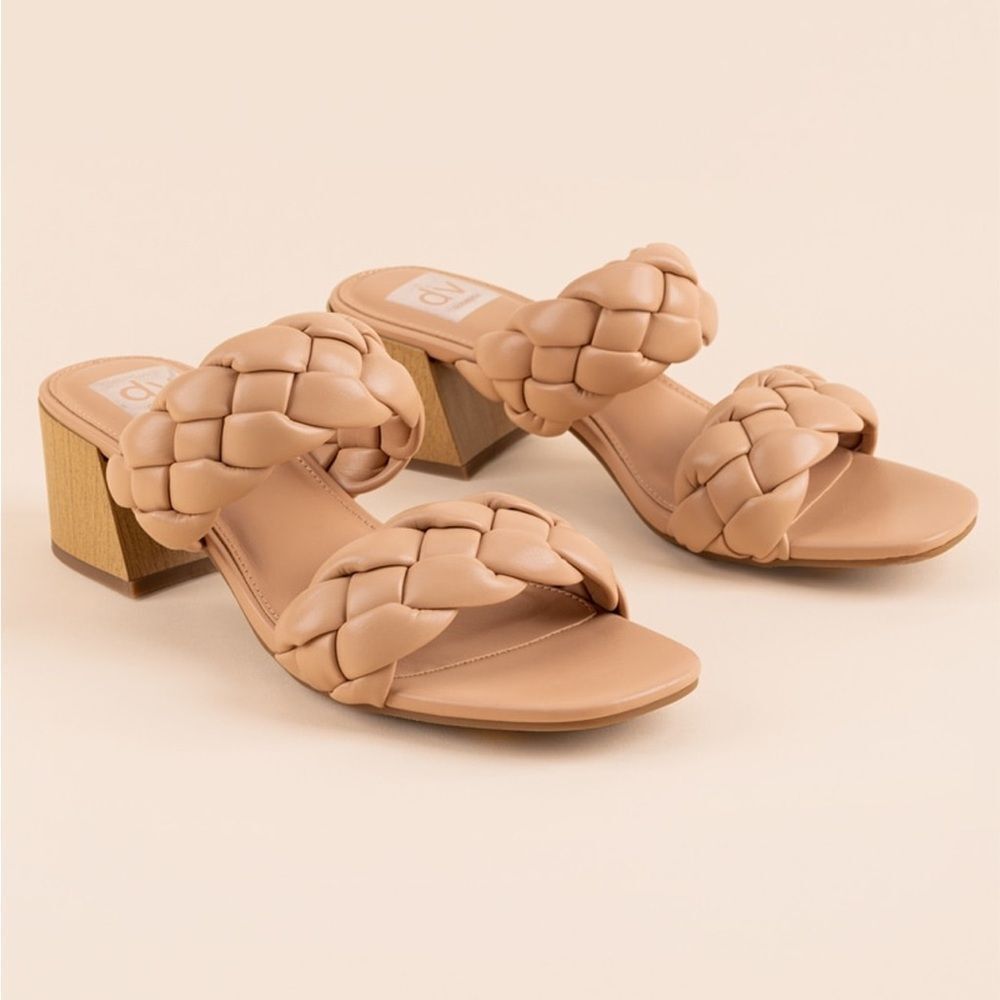 Women’s Dolce Vita Braided Heeled Sandal | Size 7 | Tan